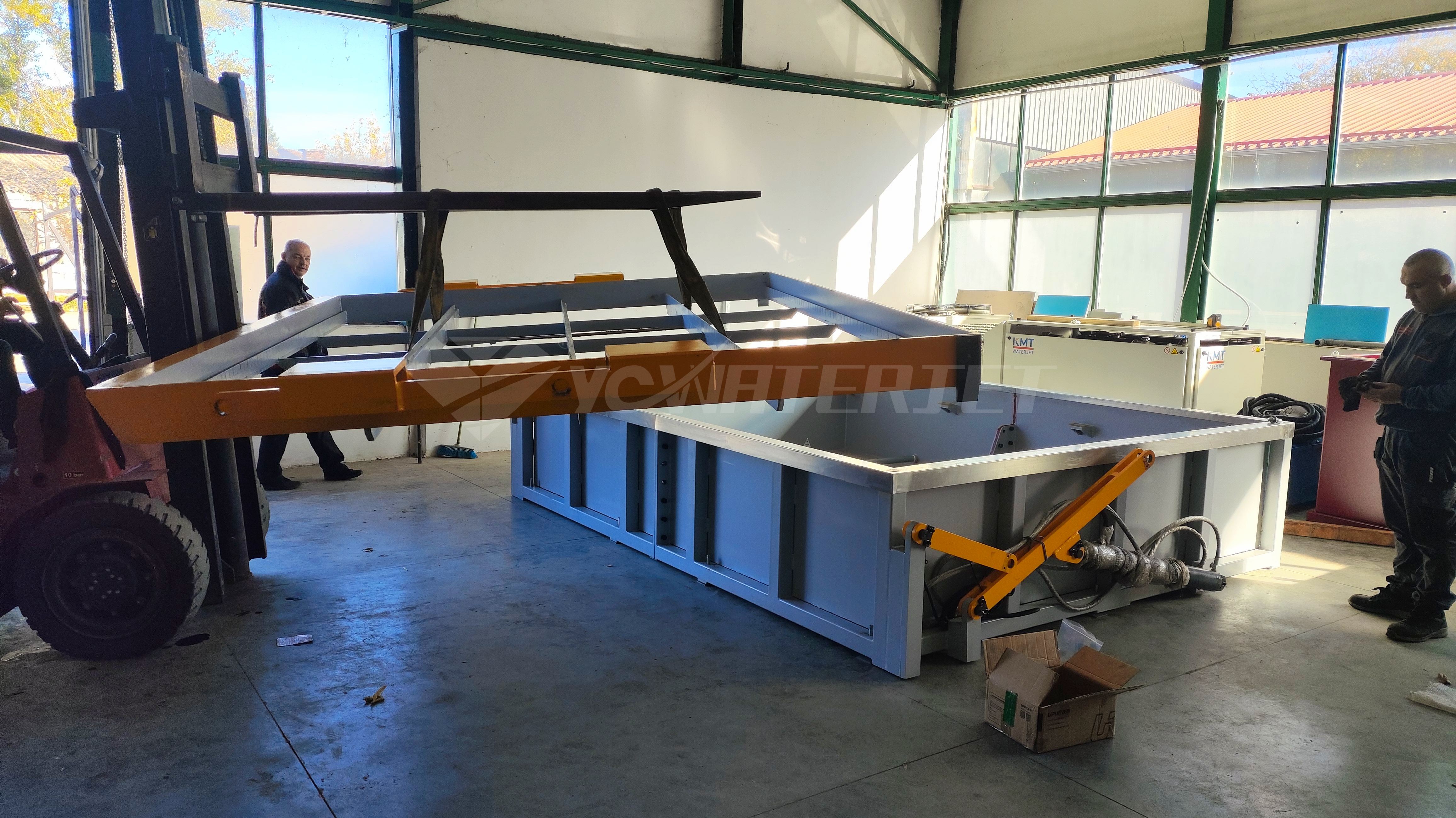 место установки 