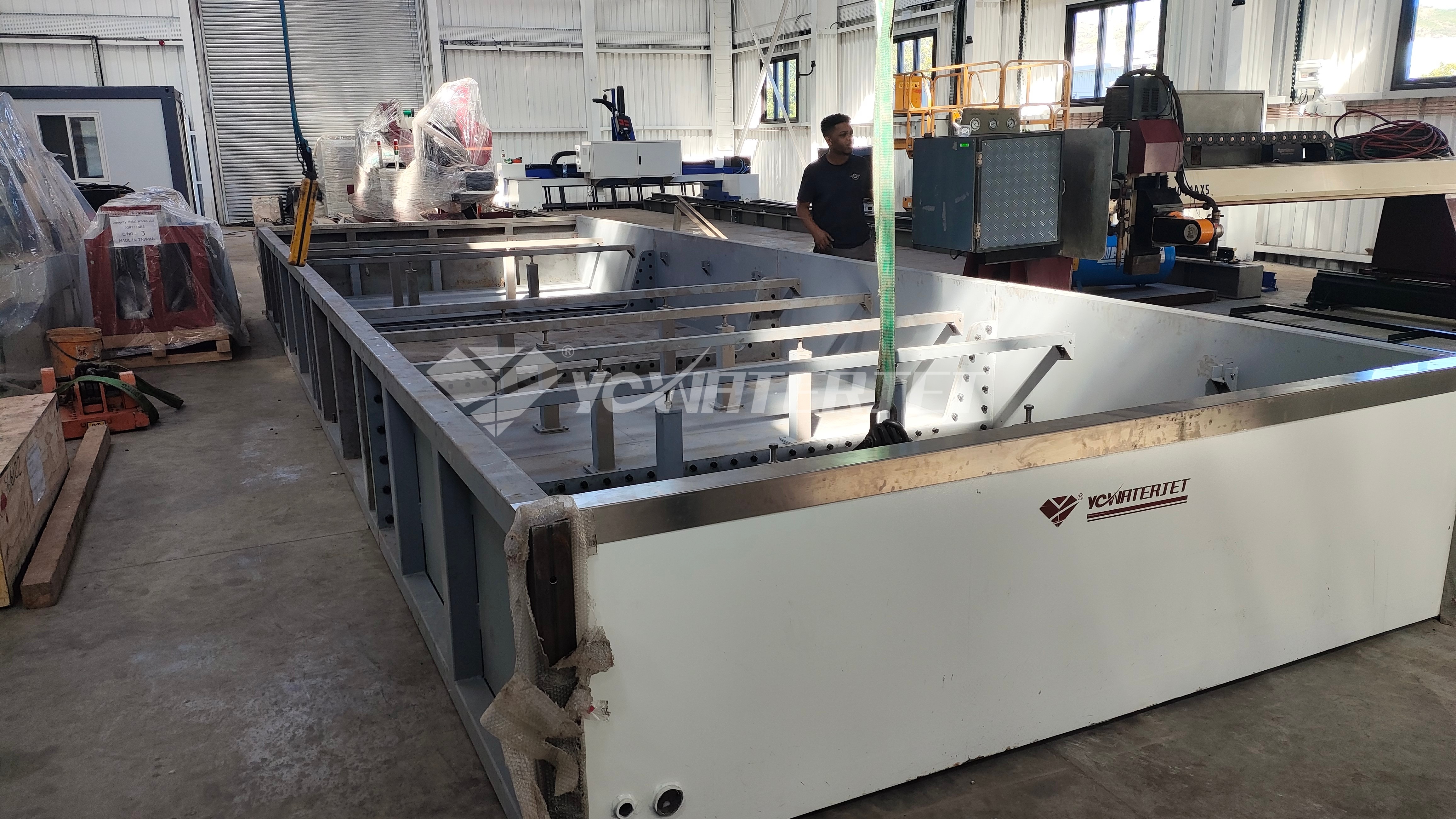 установка на месте